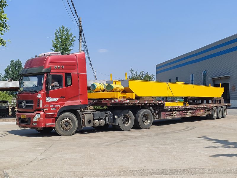 電動葫蘆橋式起重機  LH16/5t-16.4m 制作完成，發往湖南交付客戶使用。